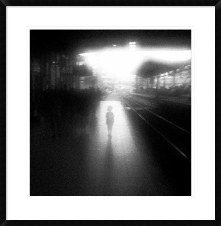 "The Boy From Nowhere" Framed Digital Print by Hengki Lee, 29x30"