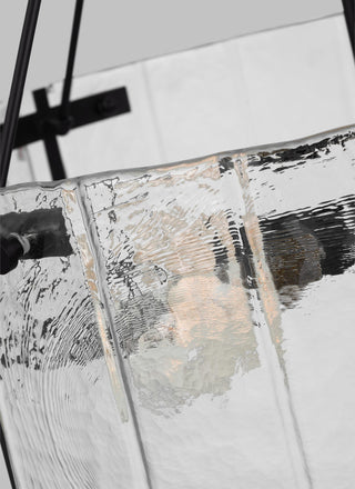 Calvert Medium Chandelier, Aged Iron