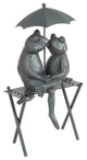 Frog Couple Statue-Resin Romantic Animal Figurine by Pure Garden