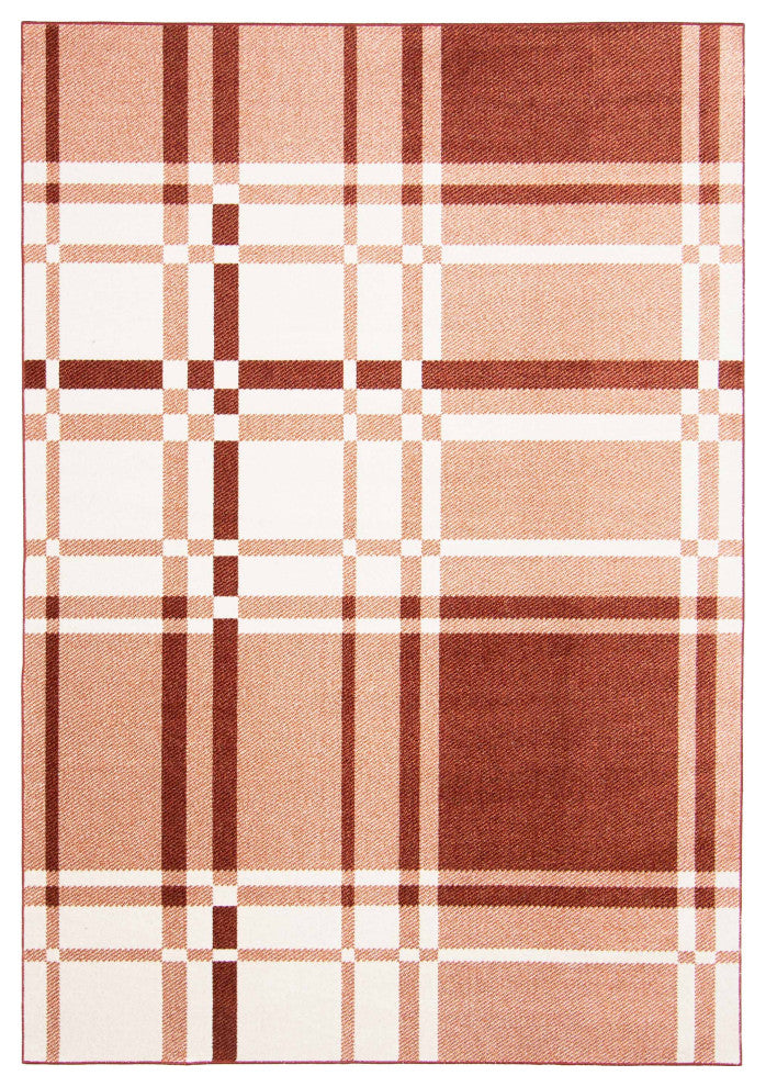 Aqua Roma Area Rug, Copper, 6'x9'