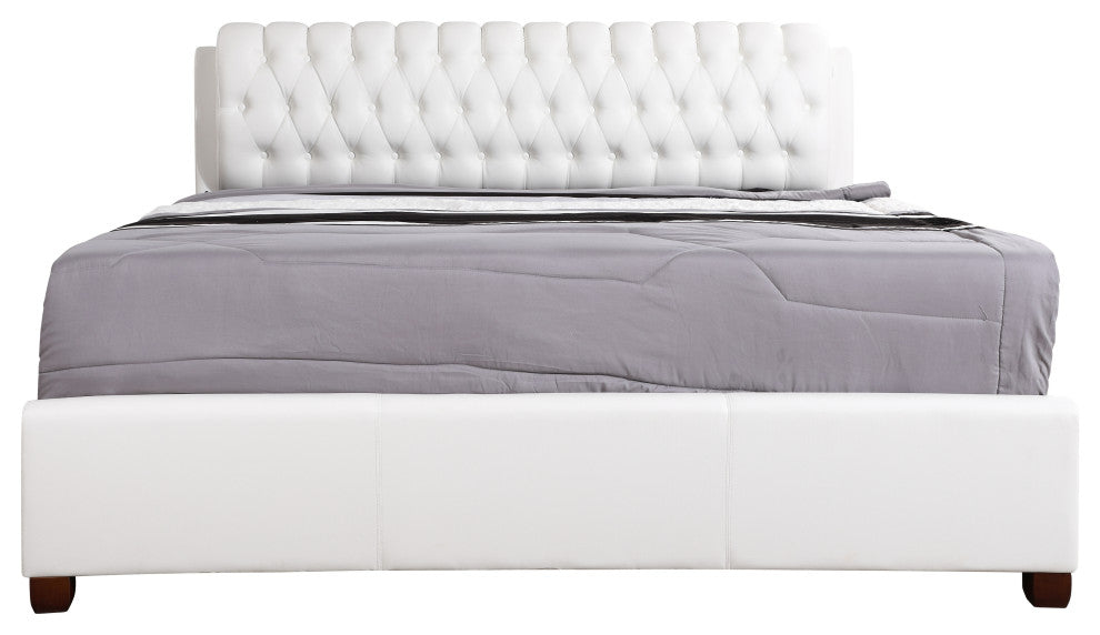 Bed, White, King