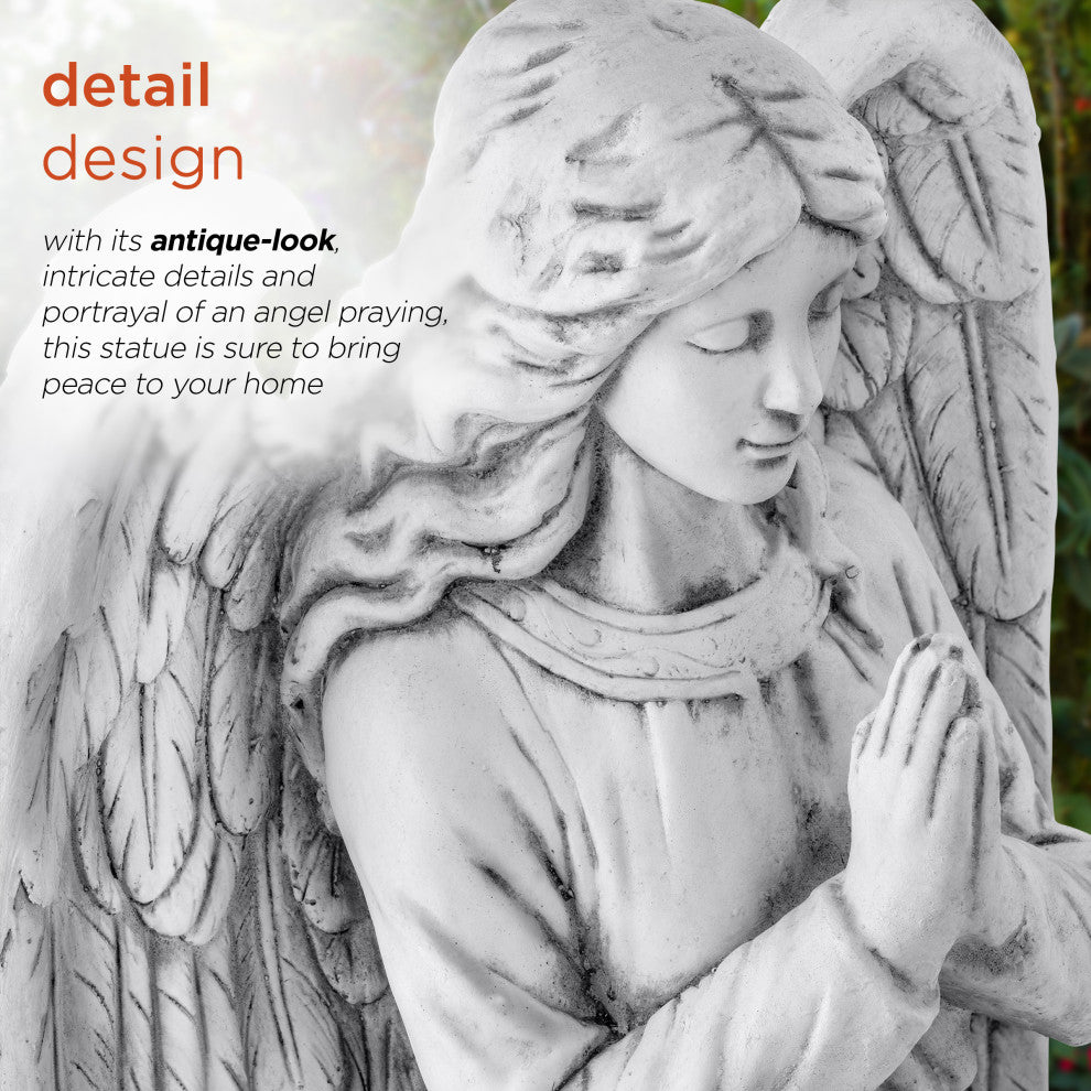 47" Tall Indoor/Outdoor Praying Angel Statue Yard Art Decoration