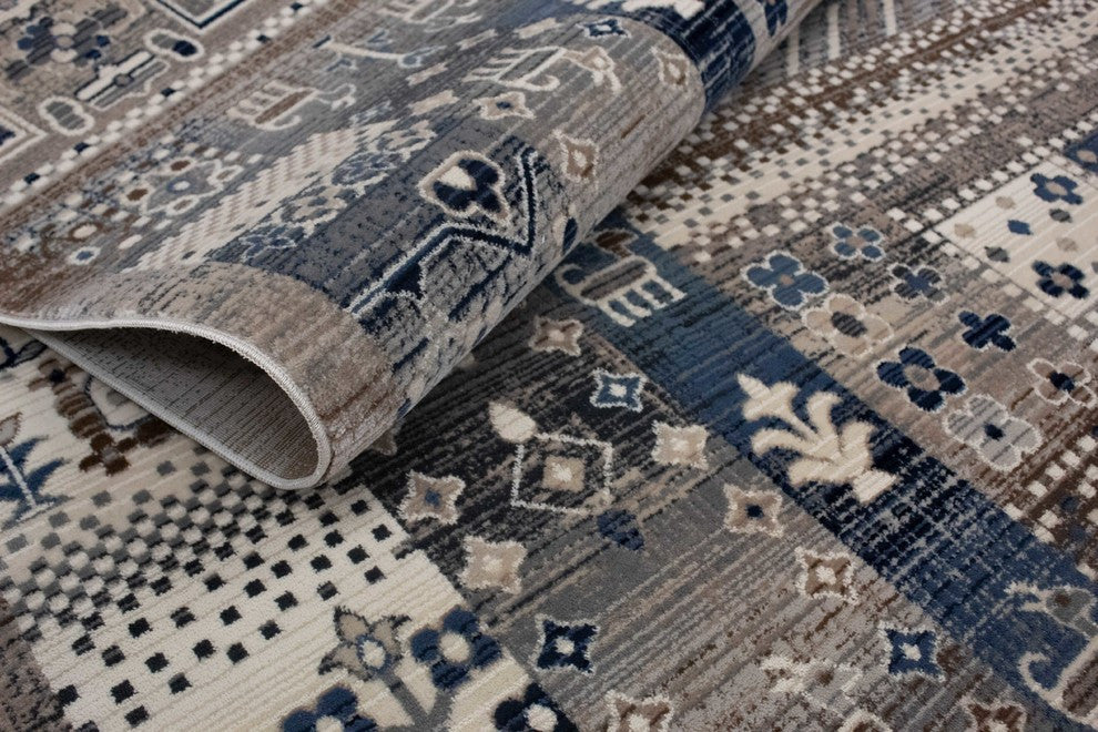 Noori Rug Latif Leslee Grey/Blue Rug