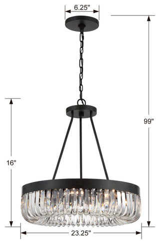 Alister 8 Light Chandelier