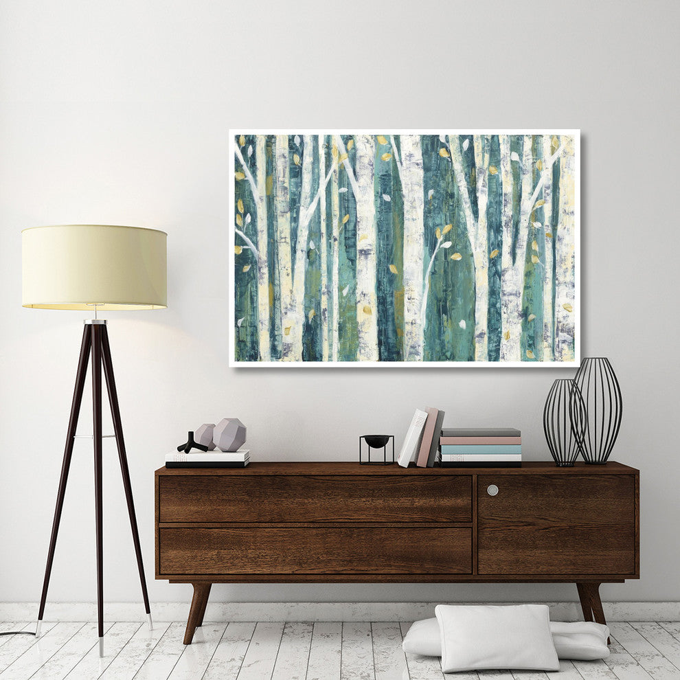 "Birches in Spring" Digital Paper Print by Julia Purinton, 62"x42"