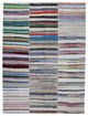 Rug N Carpet - Handmade Turkish 9' 9'' x 13' 2'' Rustic Patchwork Kilim Rug