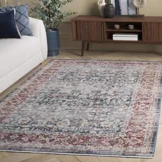 Safavieh Antique Patina ANP640 Rug, Blue/Rust, 8'x9'6"