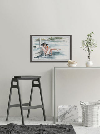 "Let's Get Cool" Framed Painting Print, 18"x12"