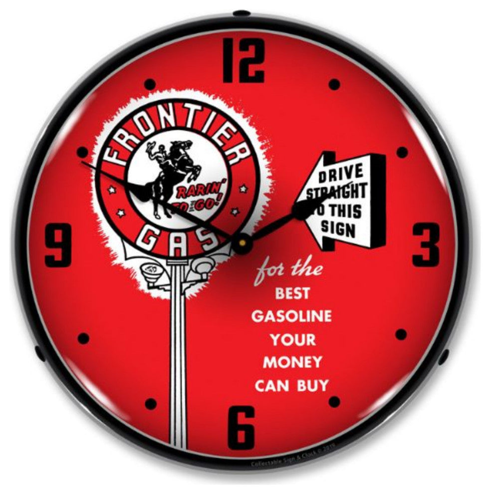 1902876 Frontier Gas Clock