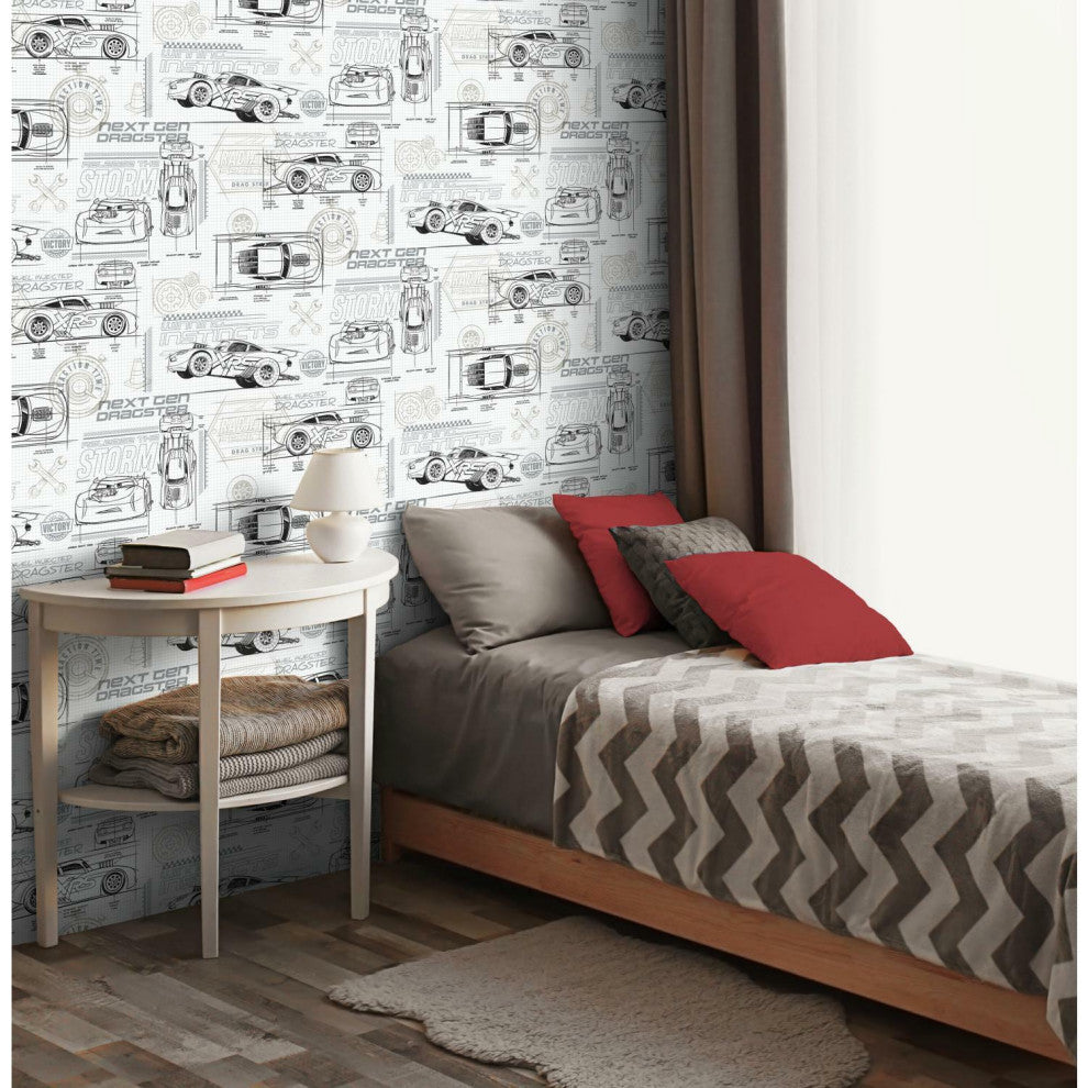 Disney and Pixar Cars Schematic Wallpaper