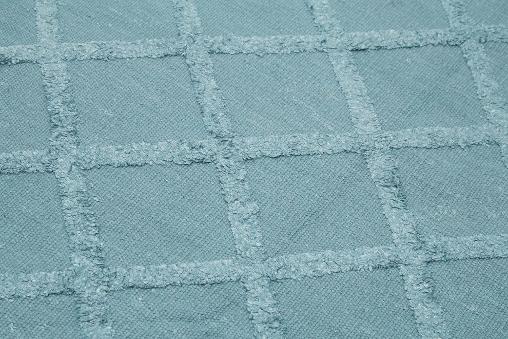 Rug N Carpet - Handwoven Modern Design 8' 0'' x 10' 0'' Wool Unique Kilim Rug