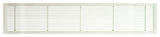 AG10 4"x14" Aluminum Fixed Bar Air Vent Grille, White-Gloss
