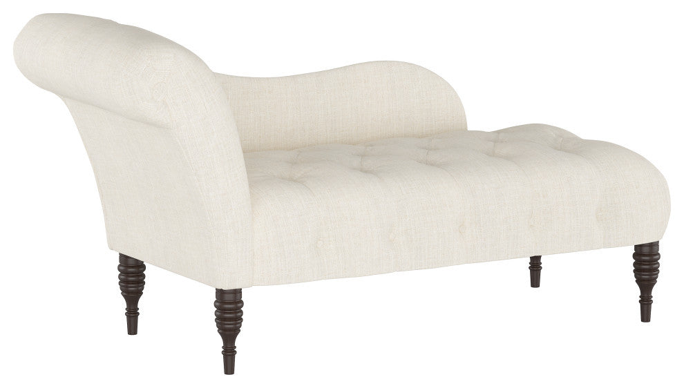 Chaise, Linen Talc
