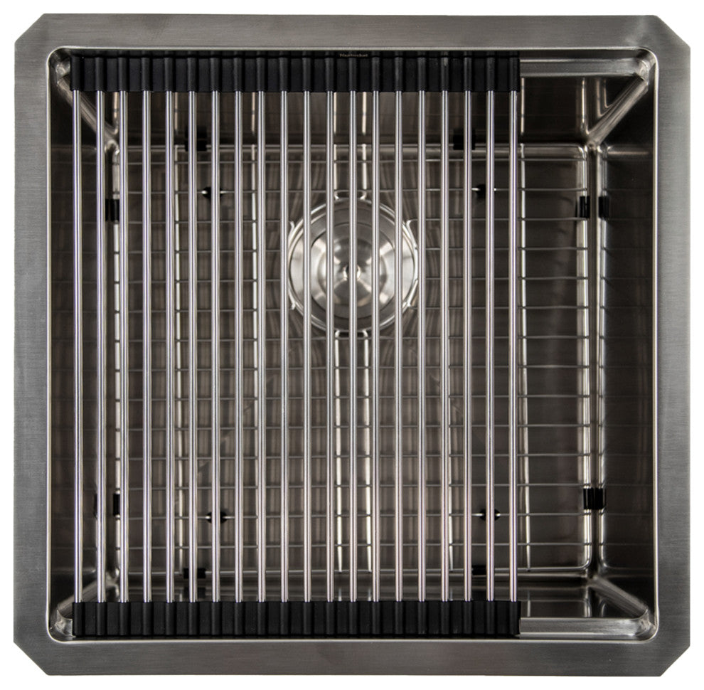 Nantucket Sinks SR-PS-1919-16 Prep-Station Stainless Steel Entertainment Sink