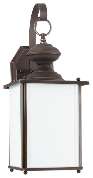 Jamestowne 1-Light Outdoor Wall Lantern, Antique Bronze