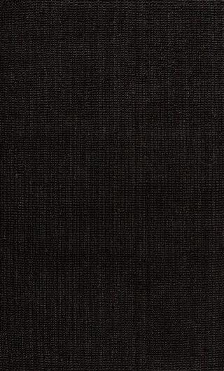 Pata Hand Woven Chunky Jute Black 4 ft. x 6 ft. Area Rug