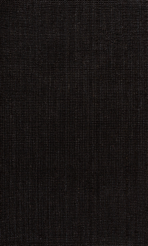 Pata Hand Woven Chunky Jute Black 4 ft. x 6 ft. Area Rug