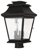 Livex Lighting 3 Light Black Outdoor Post Lantern - 20238-04