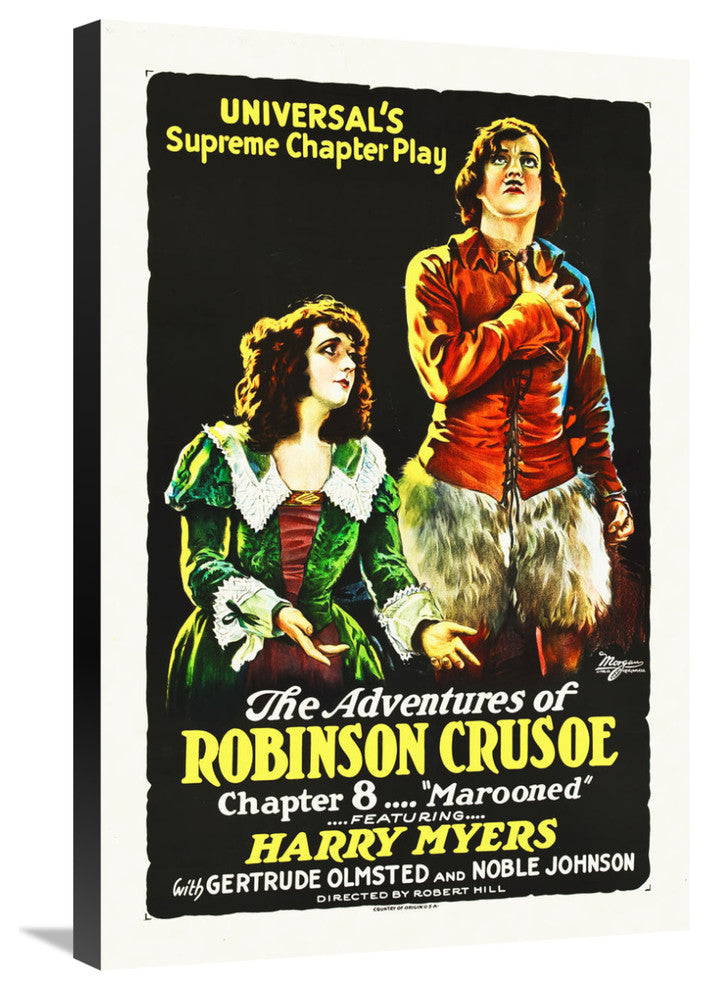 "Robinson Crusoe, 1922" Canvas by Hollywood Photo Archive, 20x30"