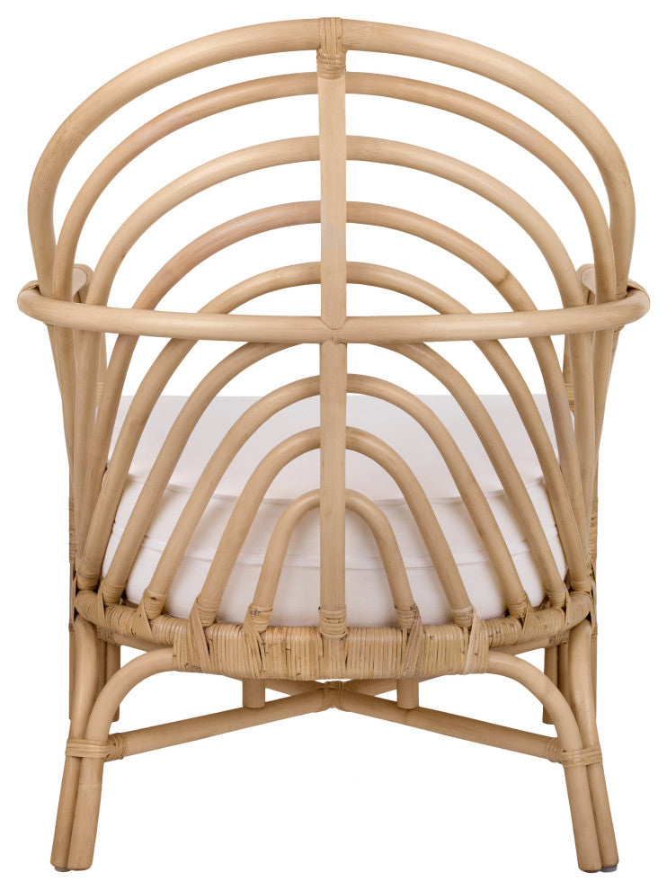 Lana Rattan Accent Arm Chair