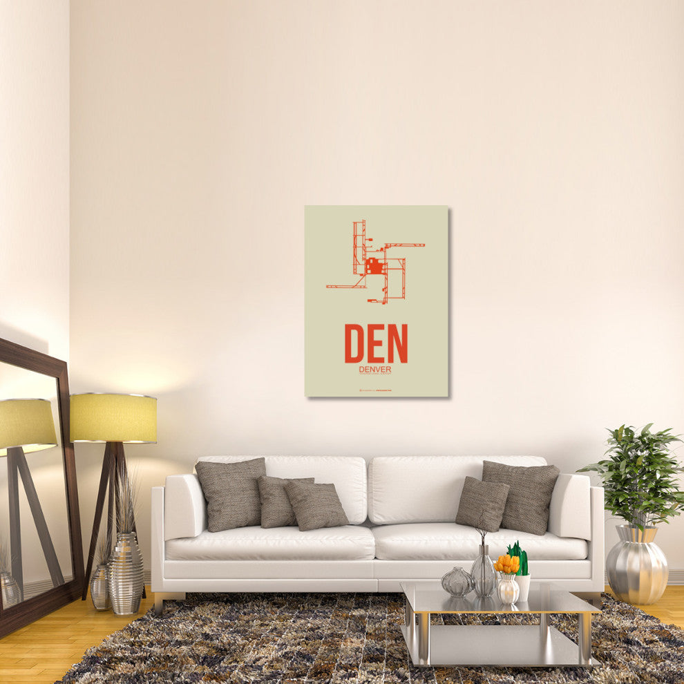 "DEN Denver  Poster 2" Fine Art Print