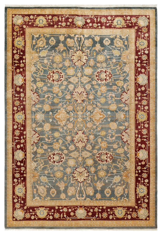 Anna, One-of-a-Kind Hand-Knotted Area Rug Gray, 6'1"x9'1"