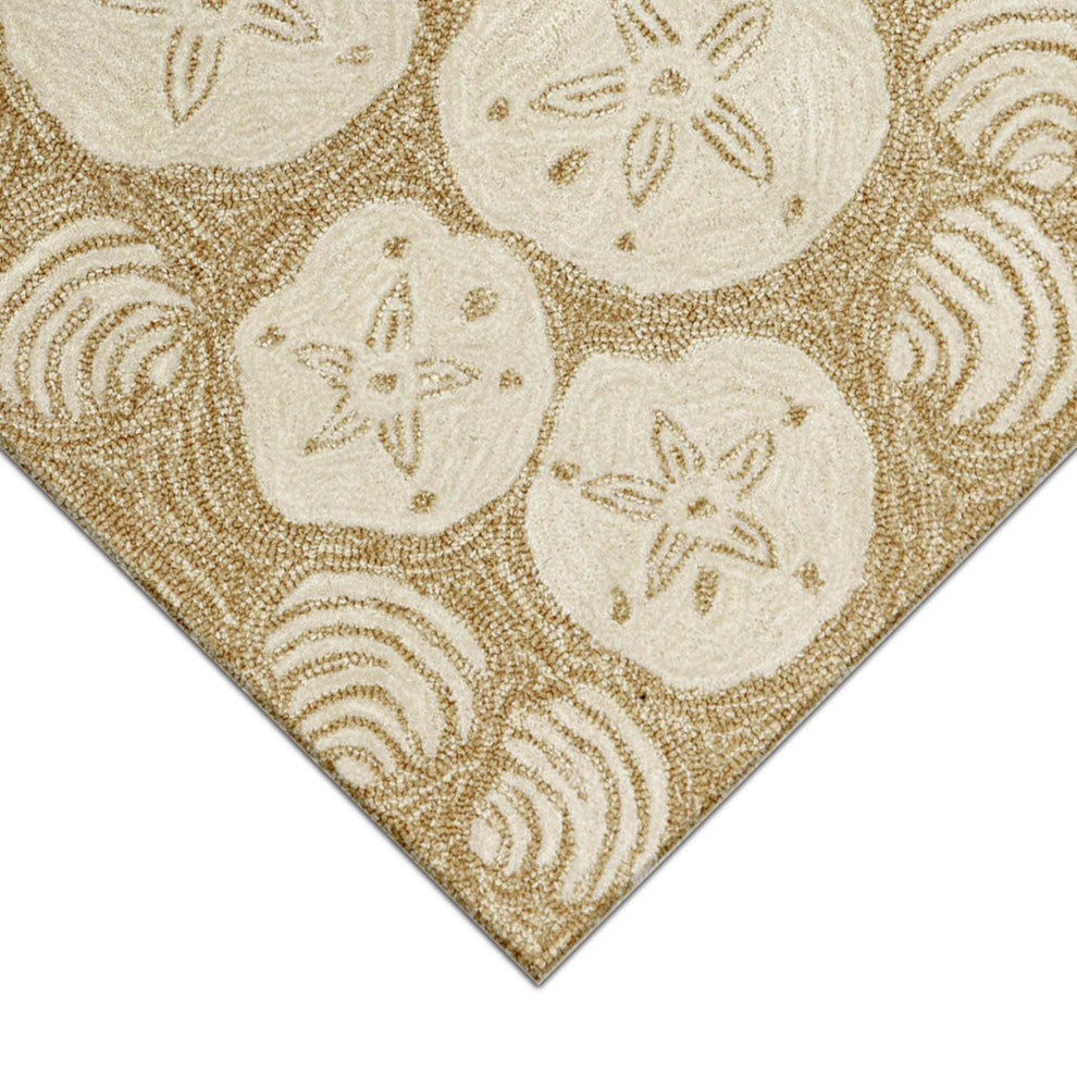 Frontporch Shell Toss Indoor/Outdoor Rug Natural 2'6x4'