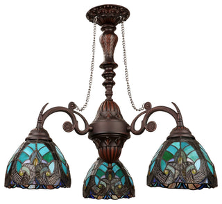 Liaison Victorian-Style 3-Light Mini Chandelier 24" Wide