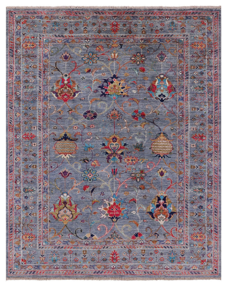 Persian Tabriz Hand-Knotted Wool Rug 5' 1" X 6' 4" Q9801