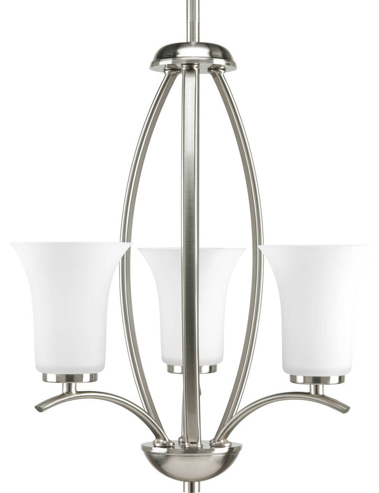 3-Light Foyer, Brushed Nickel