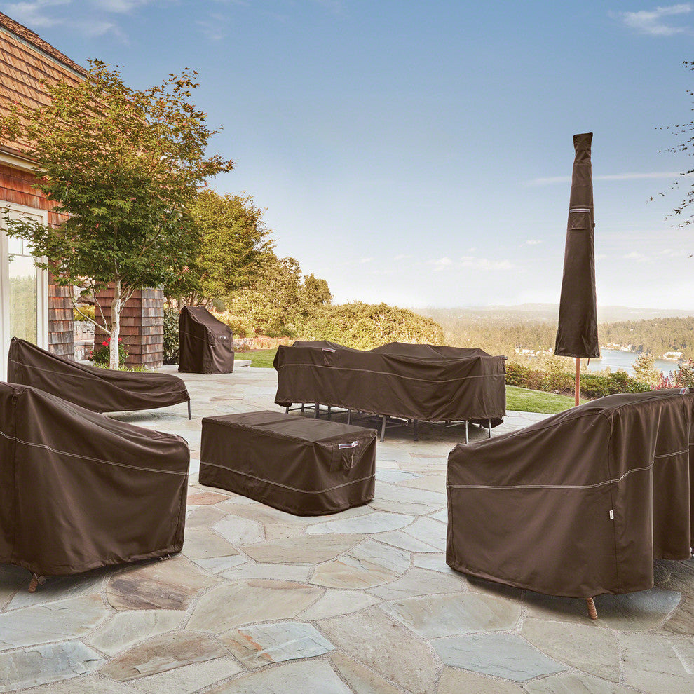 Madrona RainProof Rectangular/Oval Patio Table and Chair Set Cover, X-Large