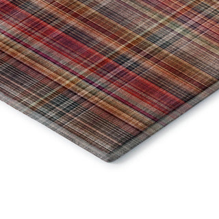 Premium Machine Washable Mayfield AMF541 Red 1'8" x 2'6" Rug