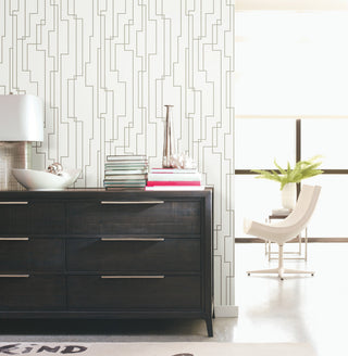 Geo Circuits Peel & Stick Wallpaper