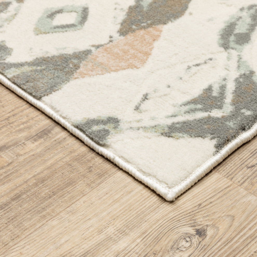 Oriental Weavers Capistrano Indoor Rug Ivory/ Pink 6'7" X 9'6"