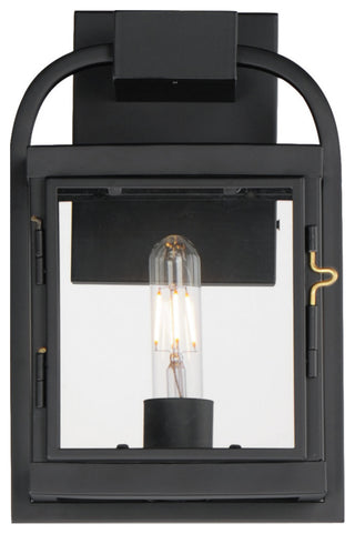 Maxim 30801 Bonham 12" Tall Outdoor Wall Sconce - Black