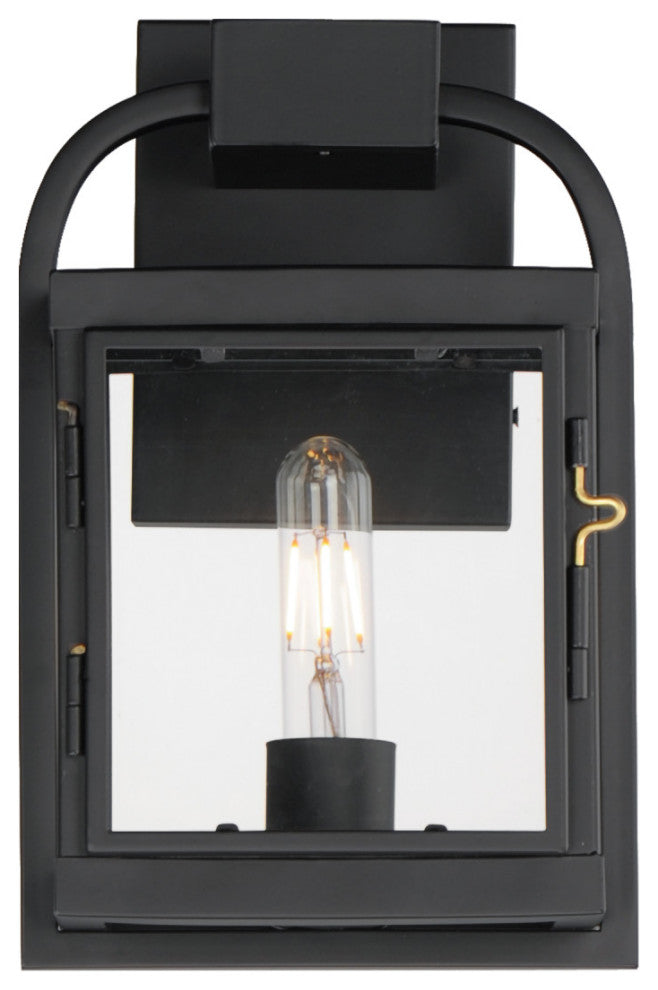 Maxim 30801 Bonham 12" Tall Outdoor Wall Sconce - Black