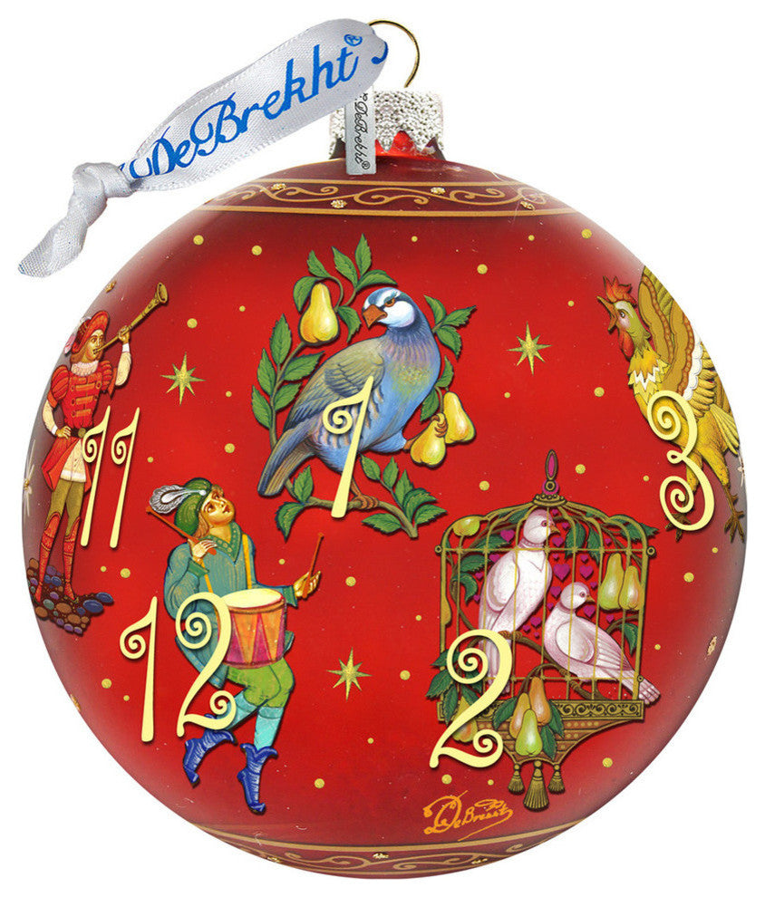 12 Days Of Christmas Glass Le