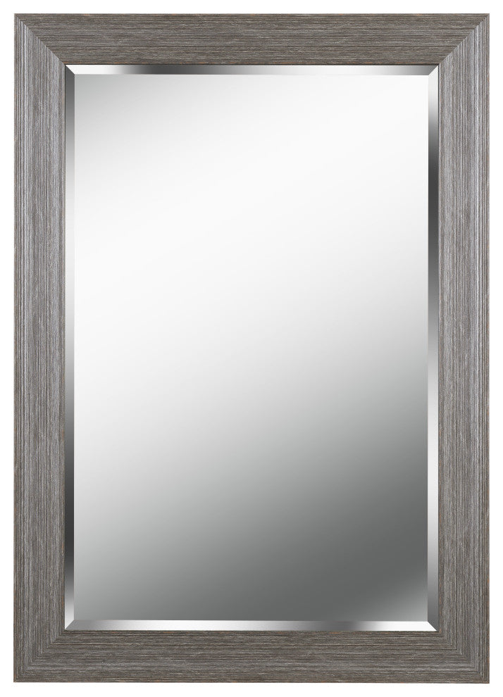 Kenroy 60378GRY Wall Mirror, Jerry Collection, Grey Finish