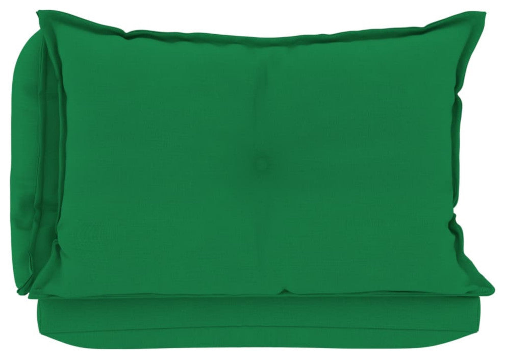 Vidaxl Pallet Sofa Cushions 3-Piece Green Fabric