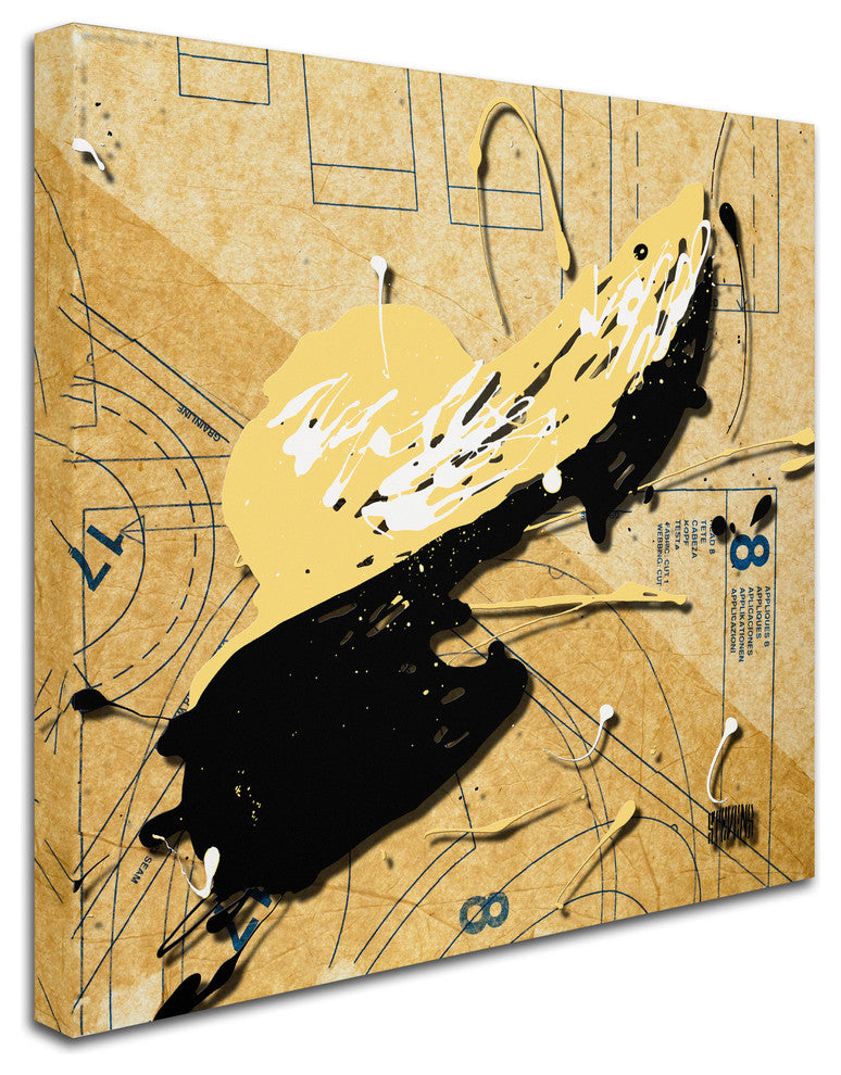 ''Beige Floppy'' Canvas Art by Roderick Stevens