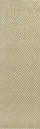 HomeRoots 8'x11' Ivory Hand Woven Herringbone Jute Indoor Area Rug