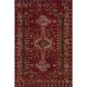 8" x 10" Deep Red Traditional Area Rug