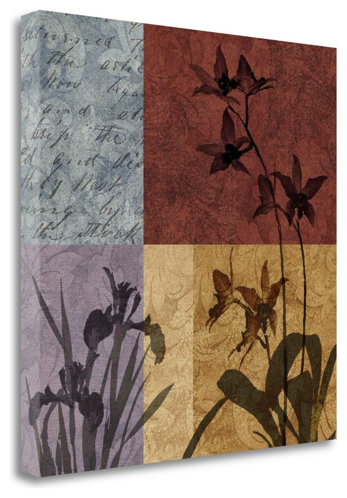"Floral And Still Life Refrain II" By Keith Mallett, Gallery Wrap Canvas