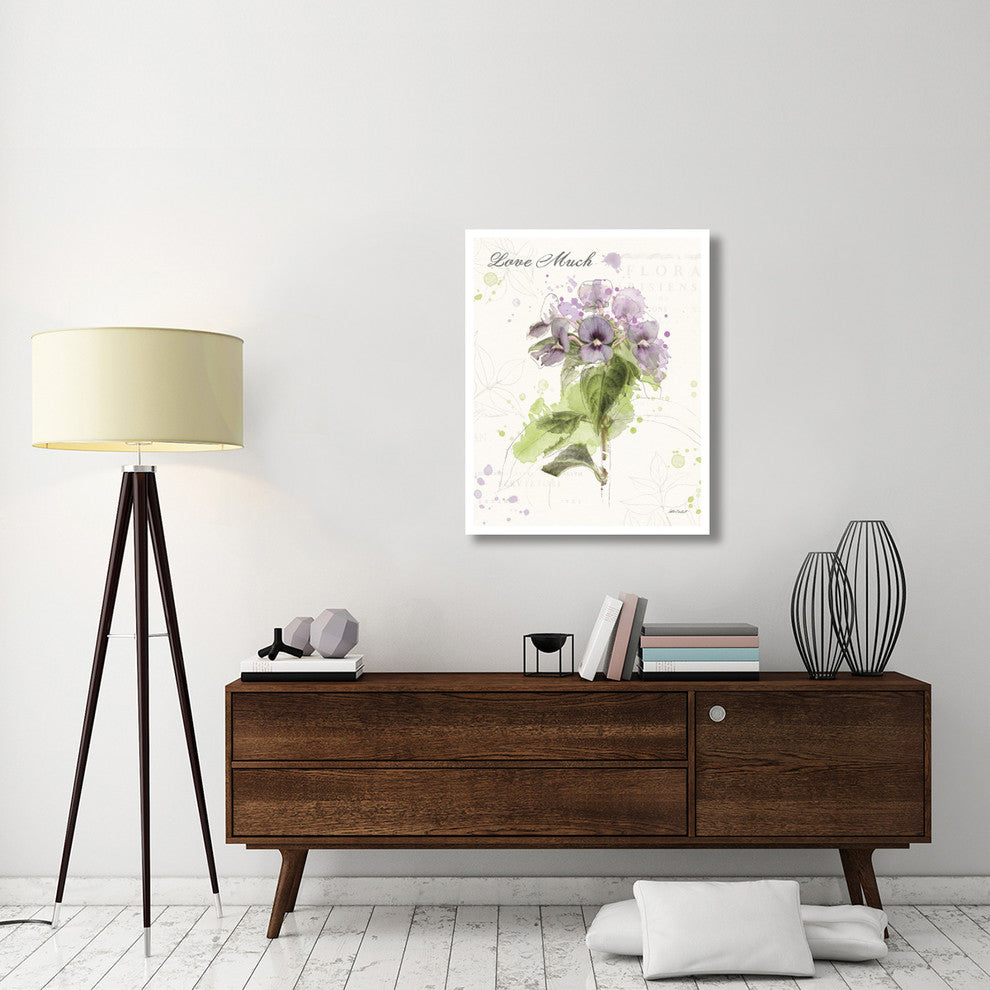 "Floral Splash III Love Much" Digital Paper Print by Katie Pertiet, 30"x37"