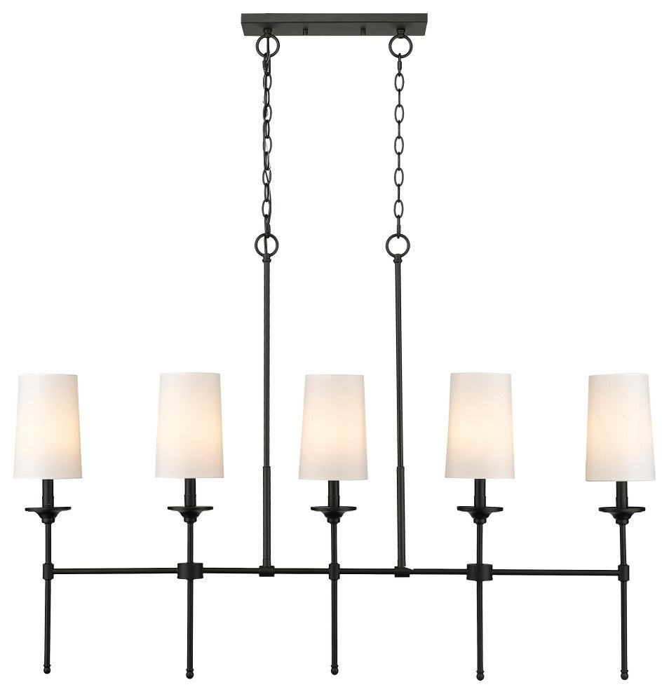 Zlite 3033-5L-MB 5-Light Island, Off White