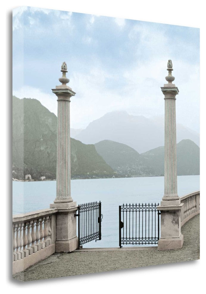 "Harbor Garden Gates - 2" By Alan Blaustein, Giclee Print on Gallery Wrap Canvas