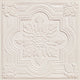 24"x24" D206 PVC White Pearl Faux Tin Ceiling Tiles, Fire Rated