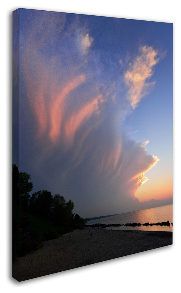 'Developing Sunset Storm' Canvas Art by Kurt Shaffer