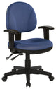 Sculptured Ergonomic Managers Chair, Blue Galaxy