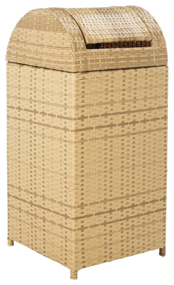 Safavieh Outdoor Serapis Trash Bn Natural